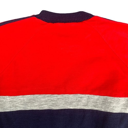 Suéter Vintage Adidas Ventex Cuello Redondo Bloque de Color Para Hombre S/M Hecho en FRANCIA - Imagen 4 de 12