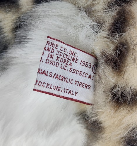 Vintage/Realistic 1983 Avanti Wallace Berrie 14" Plush Cheetah Cub Cat - Korea - Picture 6 of 6