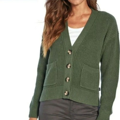 NWT GAP Button Front Cardigan in green 