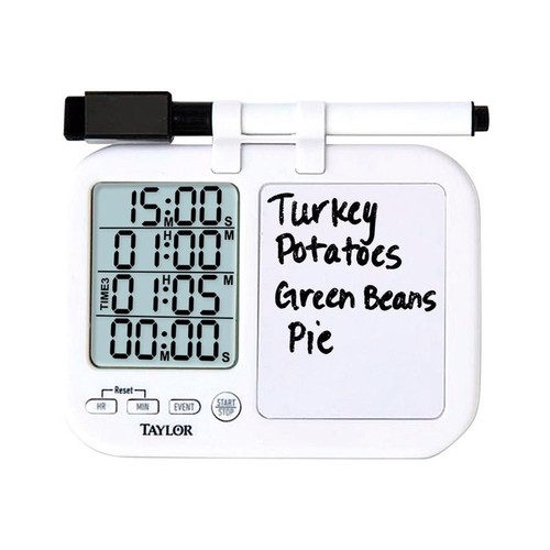 Taylor Digital Plastic Timer with Whiteboard - 第 1/1 張圖片