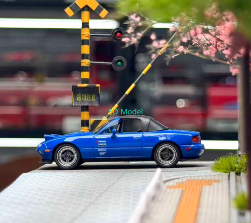 BN MINIGT 1:64 JDM Blue Mazda Miata MX5 Sports Model Diecast Metal Car - Picture 4 of 8