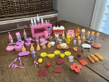 Vintage 1980s-1990s Barbie Doll Food  Kitchen Accessories