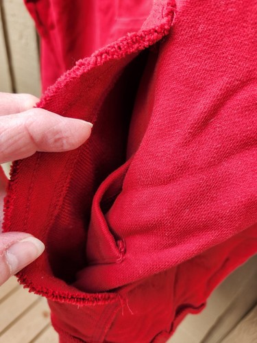 Vintage USC Trojaner Hoodie Sweatshirt Ragged Seams Cotton Full Zip Red Size Med - Bild 4 von 8