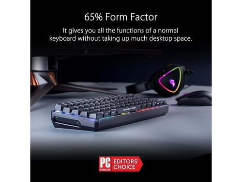 ASUS ROG Falchion NX 65% Wireless RGB Gaming Mechanical Keyboard | ROG NX Brown - Picture 2 of 5