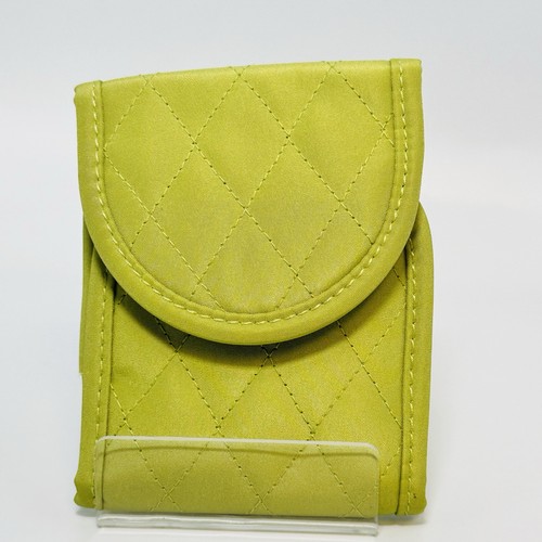 Travelon Anti- Theft Quilted Crossbody Bag Lime Green RFID Slash Resistant Nylon - Picture 16 of 17