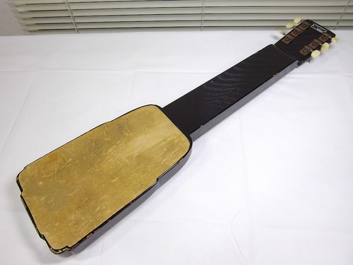 TEISCO Teisco Steel Gitarre Modell L schwarz E-Stahlgitarre 8 Saiten MÜLL - Bild 10 von 10