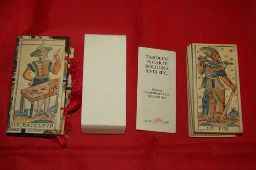 RARE TAROT TAROCCO BOLOGNA XVIII SEC. EDITION LIMITEE 1333 / 2500 MILANO 1986 - Picture 2 of 17