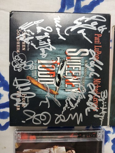*PODPISANY PRZEZ 12 * Sweeney Todd Stephen Sondheim & Cast CD Patti LuPone ładny kształt!