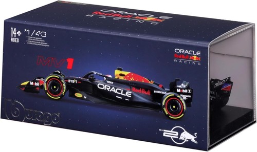 Max Verstappen RB20 1 Mit Helm Modell Auto F1 Red Bull 2024 Skala 1/43 Bburago - Bild 5 von 7