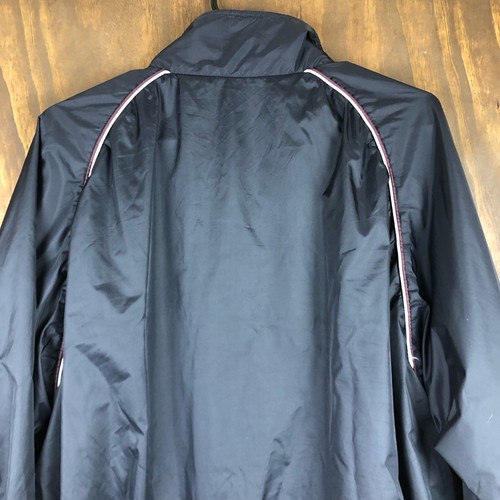 Sport Roundtree & Yorke Mens Jacket Black Wind Rain Breaker Nylon XL - Picture 11 of 11