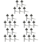  25 pcs Universal Push Flushing Toilet Button 38MM Toilet Button Replaced Flush