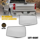 2Pcs Mirror Glass Heated For 2019-2023 CHVEROLET SILVERADO 1500 Left+Rigt Set US