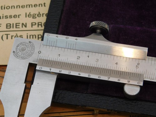 COFFRET pied à coulisse ETS PIERRE P.ROCH PARIS rolle CH SUISSE la ruche CALIPER - Photo 14/24