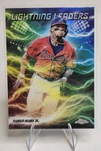 2025 Topps Chrome Ronald Acuna Jr Lightning Leaders SSP #LL-3