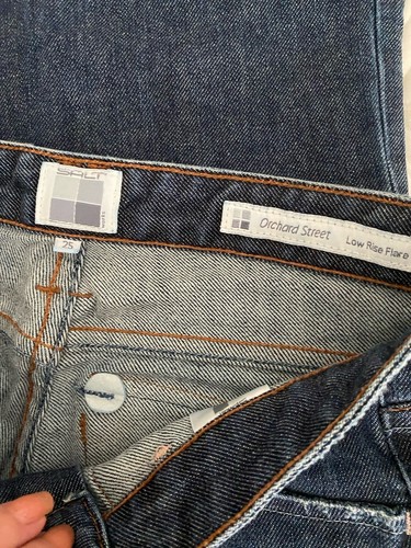 Salt Works Vintage Orchard Street Blue Jeans Flap Pocket Women's Size 25 - Picture 5 of 7