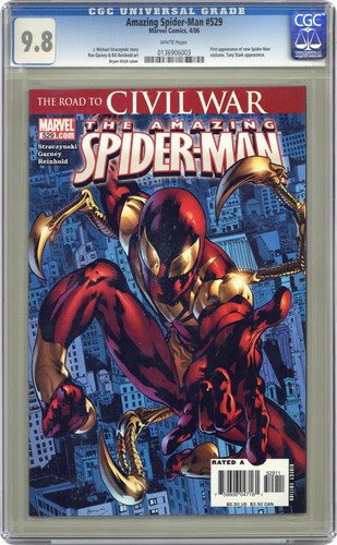 Amazing Spider-Man #529 Garney Variant 1st Printing CGC 9.8 2006 0136906003