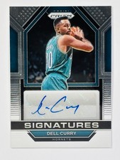 2022-23 Panini Prizm Basketball Dell Curry Signatures Auto Hornets