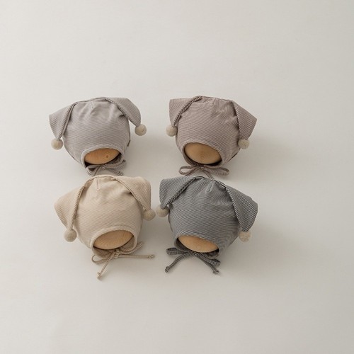 Cute Baby Fetal Cap Cat Ear Infant Bonnet Hat Newborn Beanie Hat Boys Girls - Picture 8 of 16