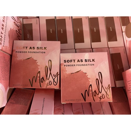 3pk Mally Soft As Silk Powder Foundation Deep 0.28 Oz Beauty Make Up New - Picture 6 of 9