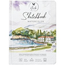 Sketch Book Hardcover 60 Pages Thick 400 GSM / 180 lb Acid Free Watercolor Pa...