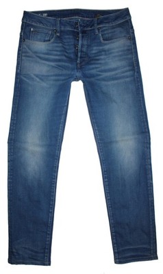 G-Star Herren Jeans Hose 3301 SLIM Tapered Stretch W30 L30 blau gstar raw