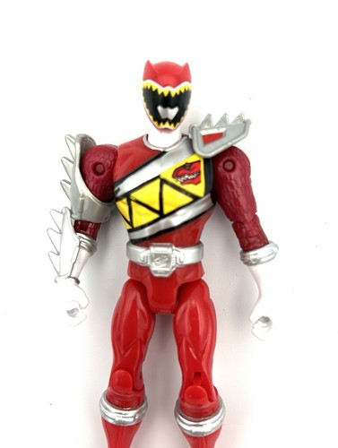Power Rangers Dino Super Charge 5" Dino Steel Red Ranger Action Figure Dinosaur - Picture 4 of 8