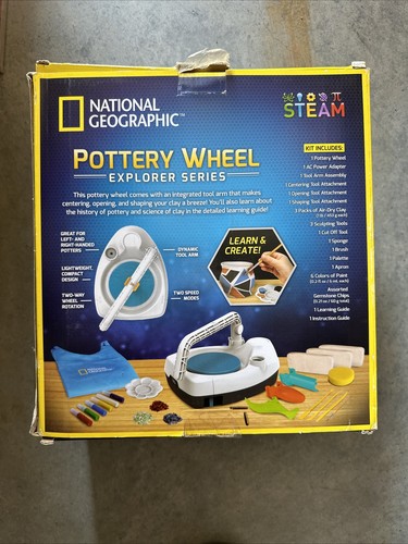 Pottery Wheel National Geographic Explorer Series for Beginners -Ages 8+ - New - Picture 2 of 2