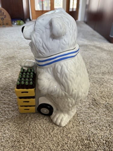Coke Vintage Keksdose Coca Cola Eisbär Keramik 13" Sammlerstücke nicht mehr produziert - Bild 3 von 7