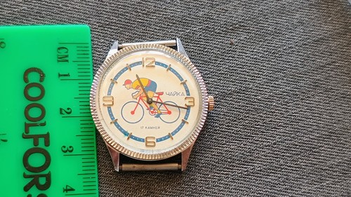 watch chaika bicycle, cycling CCCР slim watch USSRl - Picture 11 of 14
