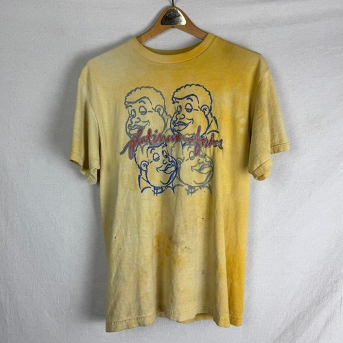 Camiseta vintage platino fubu desteñida para hombre M hiphop rap años 90 nostalgia - Imagen 3 de 7
