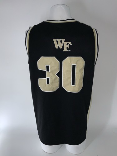 Wake Forest Colosseum Basketball Jersey #30 Men M Black Demon Deacons YGI S5-37 - Picture 6 of 12