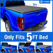 TYGER T3 Soft Tri-fold Tonneau Cover for 2024-2025 Ford Ranger 5' Bed