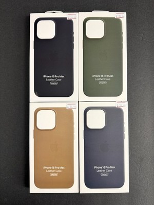 Genuine Apple Leather Case MagSafe Phone 16 Pro Max Pop-Up