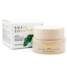 [NATURE REPUBLIC] Snail Solution Cream - 52ml K-Beauty