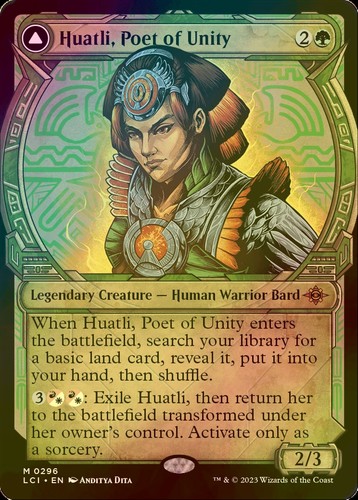 MTG Huatli, Poet of Unity Showcase English LCI FOIL - Picture 1 of 1