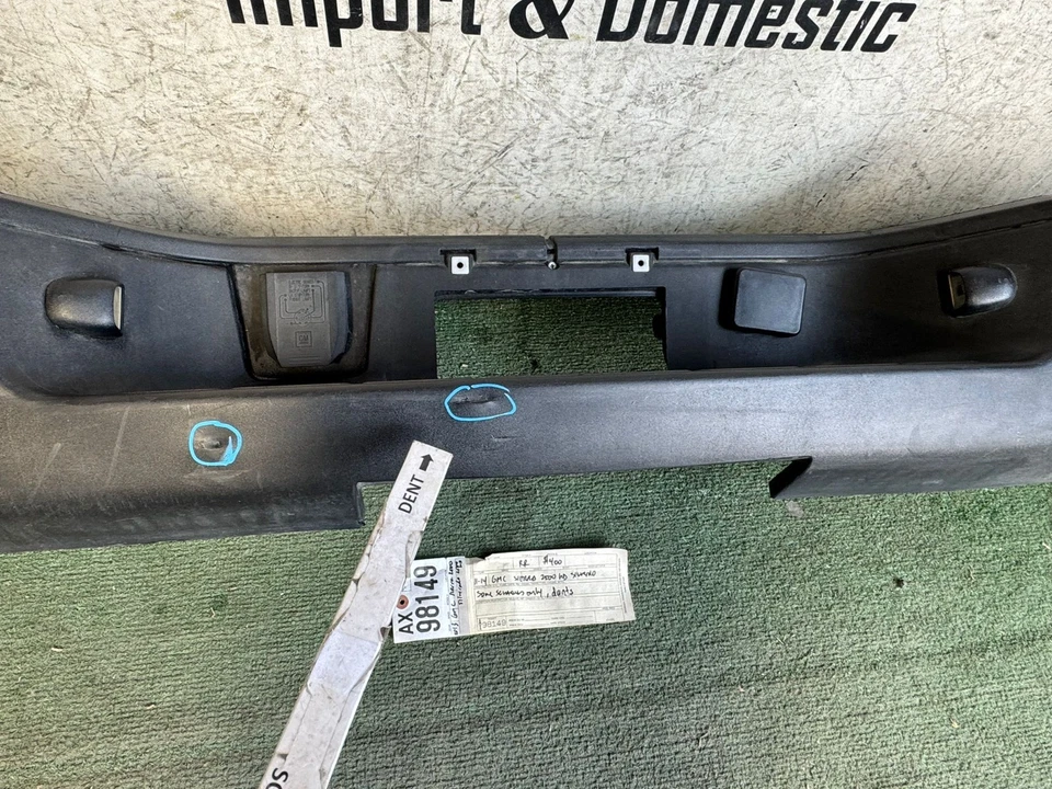 2011 2012 2013 2014 SILVERADO 2500 HD 3500 GMC SIERRA REAR BUMPER OEM AX98149 - Image 3 of 4