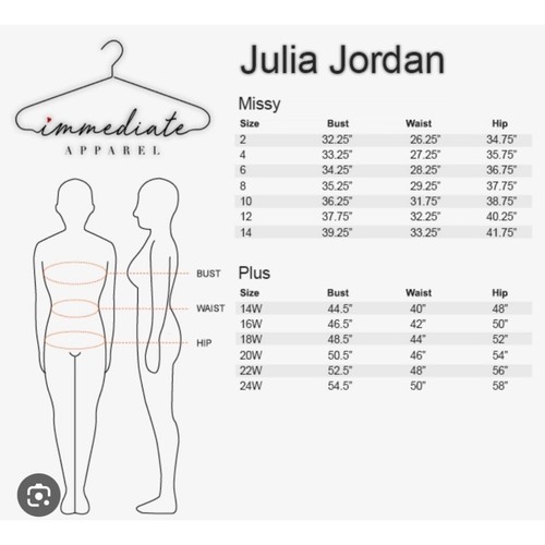 Julia Jordan gelbes geblümtes Kleid Größe 10 Flatterärmel französischer Twill Midi - Bild 8 von 8