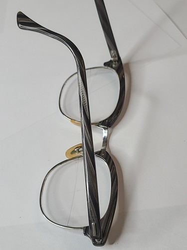 Shuron Tortoise Horn Rimmed 4 1/2-5 3/4 24mm 48 12K GF Eyeglass Frames VTG 50s - Picture 13 of 24