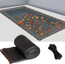 16 FT X 32 FT Pool Leaf Net Cover for Inground Pool, Rectangle Mesh Swimming Poo