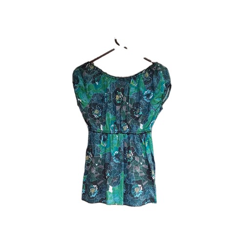 Y2K Duo Maternity Babydoll Top Womens Medium Floral Blouse Fairycore Ethereal - Picture 4 of 8