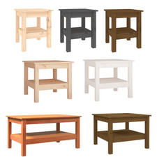 Couchtisch Wohnzimmer Beistelltisch Satztisch Nachttisch Tisch Massivholz Kiefer