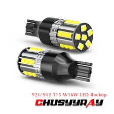 White 921 W16W LED Reverse Backup Light Bulbs for 2013-2021 2022 Chevy Traverse