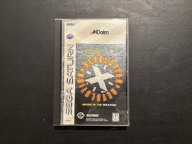 Revolution X (Sega Saturn, 1997) CIB Complete with Reg Card Authentic Tested!