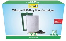 Bio-Bag Filter Cartridges for Aquariums - Unassembled Medium Pack of 12