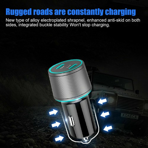 Safety Phone 20W Fast Charger Double PD USB-C Type-C Car Charging Adapter Socket - Photo 15 sur 23