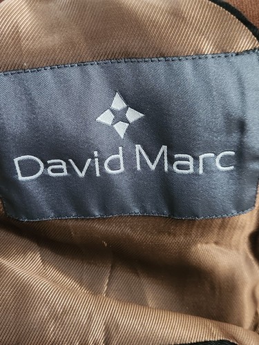 Blazer informal/formal de terciopelo marrón talla XL de David Marc para hombre - Imagen 4 de 7