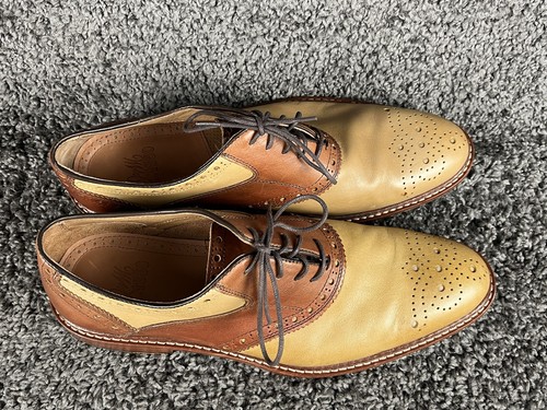 Johnston Murphy J&M 1850 Wingtip Oxford Leather Size 12M Model 20-3390 - Picture 2 of 9