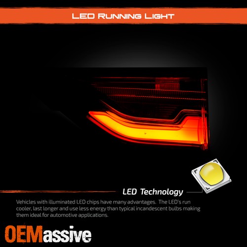 For 2018-2021 Chevy Traverse LED Tail Light Inner Passenger Rear Lamp - Picture 4 of 7