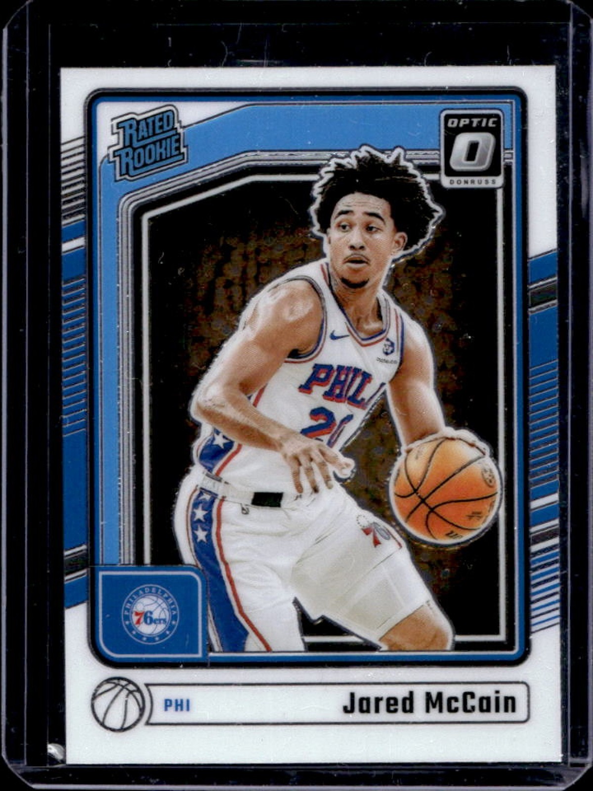 2024-25 Donruss Optic Jared McCain Rated Rookie RC #270 76ers