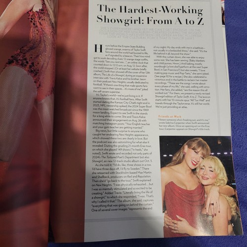 TAYLOR SWIFT A TO Z: People Magazine 2025 ~ Life of This Showgirl Now ~ Travis - Picture 3 of 7